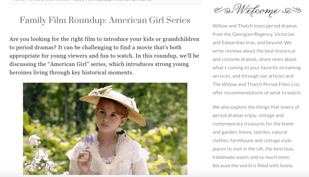 Guest Post: American Girl Series